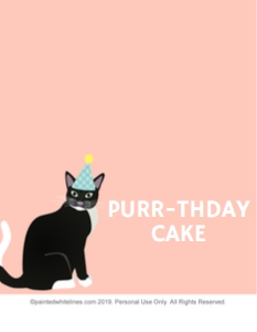 Food Labels Puppy Kitty Party Teal: Puppy Kitty Party Pack CB Teal