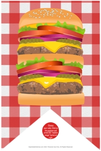 Bunting Banner BBQ Party design preview