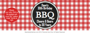 Napkin Rings Hot Dog BBQ Party: Backyard BBQ Party Package