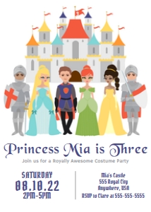 Invite Royally Awesome design preview