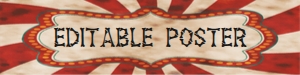 Editable 10x40 CarnEvil Poster Sign: Editable CarnEvil Signage