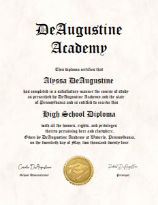 vertical high school diploma: vertical high school diploma