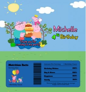 PeppaPigDP01-Chocolate design preview