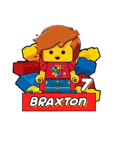 BrickDP01-CakeTopper design preview