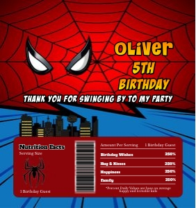 SpidermanDP01-Chocolate design preview