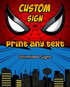 SpidermanDP01-CustomSign design preview