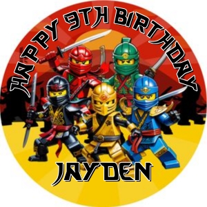 NinjagoDP01-CakeImageRound design preview