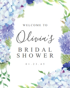 BlueHydrangea_WelcomeSign_8x10: 718265614