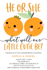 LittleCutie_GenderRevealInvite_4x6: 980407701