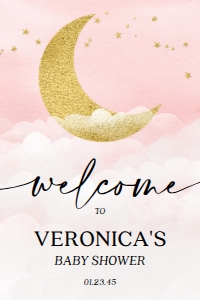 OverTheMoon_Pink_WelcomeSign_24x36: 1122654048
