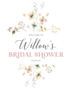 BohoWildflower_WelcomeSign_8x10: 1264872793