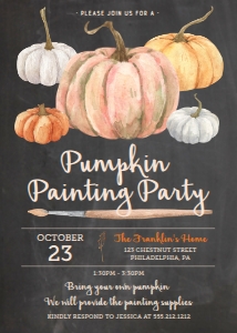 PumpkinPainting_Invite_5x7: 873145345