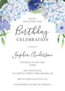 BlueHydrangea_BirthdayInvite_5x7: 1149228825