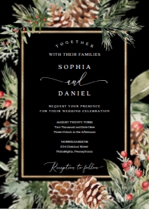 ElegantChristmas__WeddingInvitation_5x7: 1305463629