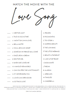 ModernMinimalistGame_LoveSongs_5x7: 1309546093