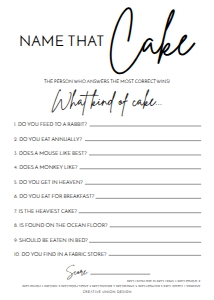 ModernMinimalistGame_Cake_5x7: 1309546093