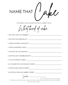 ModernMinimalistGame_Cake_8x10: 1309546093