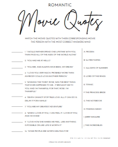 ModernMinimalistGame_WeddingMovieQuotes_8x10: 1309546093