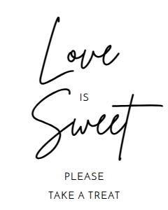 ModernMinimalist_LoveIsSweetSign_8x10: 1309546093