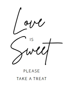 ModernMinimalist_LoveIsSweetSign_5x7: 1309546093