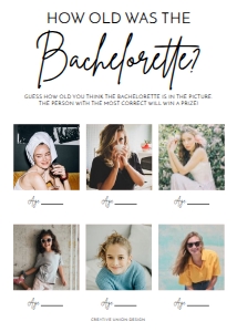 ModernMinimalistGame_HowOldWasTheBachelorette_5x7: 1309546093