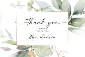 WatercolorGreenery_ThankYouCard_4x6: 1317039669