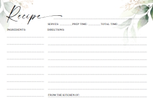 WatercolorGreenery_RecipeCard_4x6: 1317039669