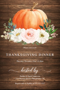 RusticWoodPumpkin_Thanksgiving_Invite_4x6: 750147821