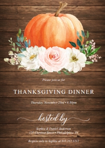 RusticWoodPumpkin_Thanksgiving_Invite_5x7: 750147821