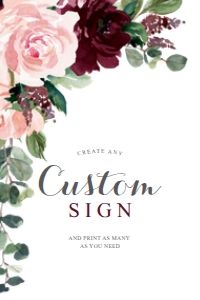 BlushBurgundy_CustomSign_4x6: 1329144653