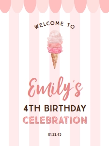 IceCreamPink_WelcomeSign_18x24: 1330304690
