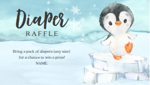 AdorablePenguin_Blue_DiaperRaffle_2x3.5: 1333700576