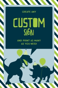 Dino_CustomSign_4x6: 1357489419