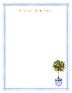Citrus Stationery design preview