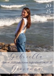 Graduation Announcement Typography design preview