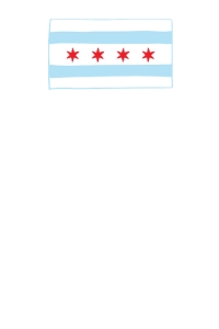 Chicago Note Cards 4x6: Chicago hand drawn notes