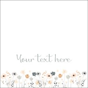 FCC907 Boho Floral Table Tents / Place Cards: FCC907 Boho Floral Table Tents / Place Cards