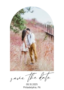Arch Save the Date Santafe design preview