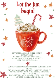 mugged sign and instructions design preview
