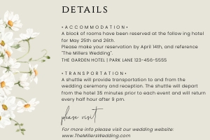 Daisy Details horizontal card W01 design preview