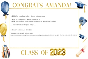 Graduation Photo Booth Frame design preview