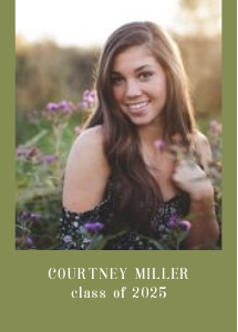 Medical Graduation Wildflowers Photo design preview