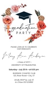 Graduation Party digital evite: Graduation Party evite