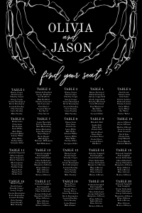 Gothic Wedding Skeleton aa015 design preview