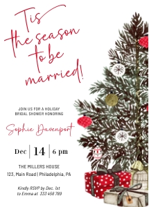 tis the season bridal shower aa034 design preview