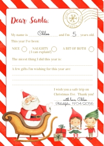 Letter to Santa design preview