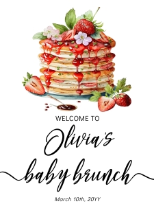 Baby Shower Brunch Sign  aa09 design preview