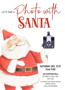 Photos with Santa aa028 design preview