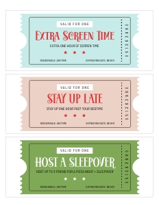 Coupons for kids aa038 design preview