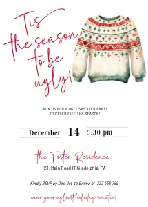 Ugly Sweater party aa028 design preview